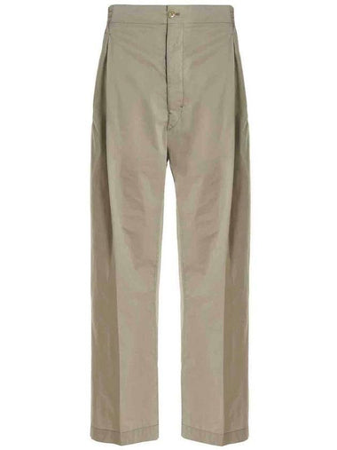 Men's Easy Front Straight Pants Beige - LEMAIRE - BALAAN 1