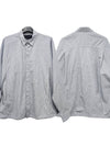 Logo Embroidered Striped Long Sleeve Shirt Sky Blue - JUUN.J - BALAAN 2