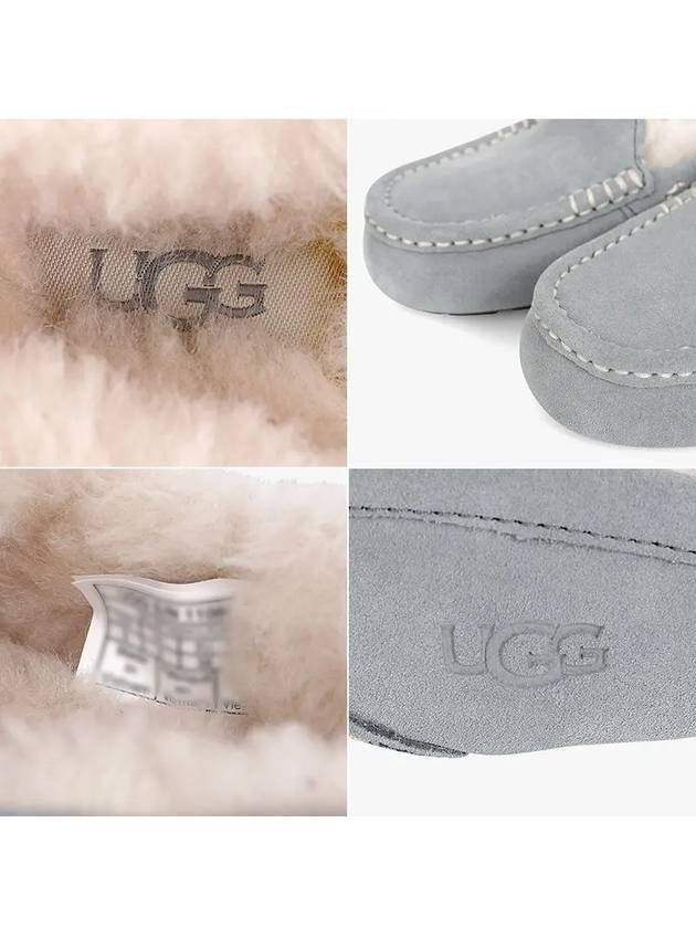 Ansley Fur Moccasin Slipper Light Grey - UGG - BALAAN 4