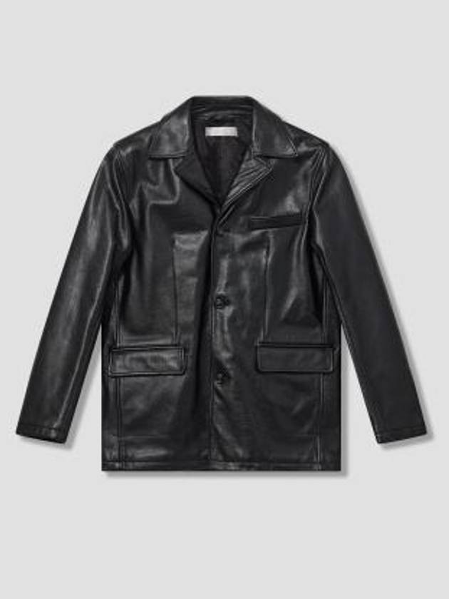 Alley Heavy Grain Leather Jacket Black - OUR LEGACY - BALAAN 1