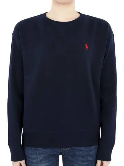 Embroidered Logo Pony Sweatshirt Navy - POLO RALPH LAUREN - BALAAN 2