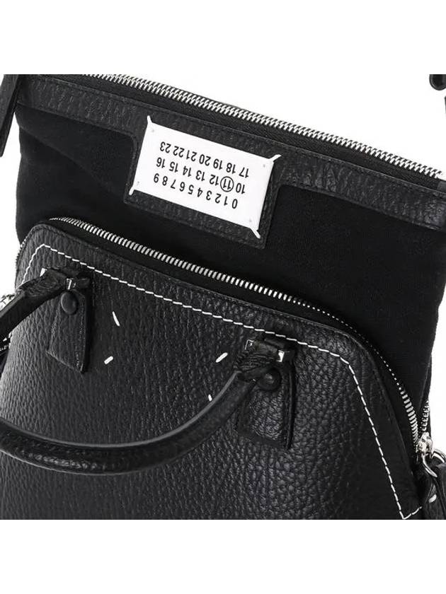 5AC Logo Patch Mini Tote Bag Black - MAISON MARGIELA - BALAAN 6