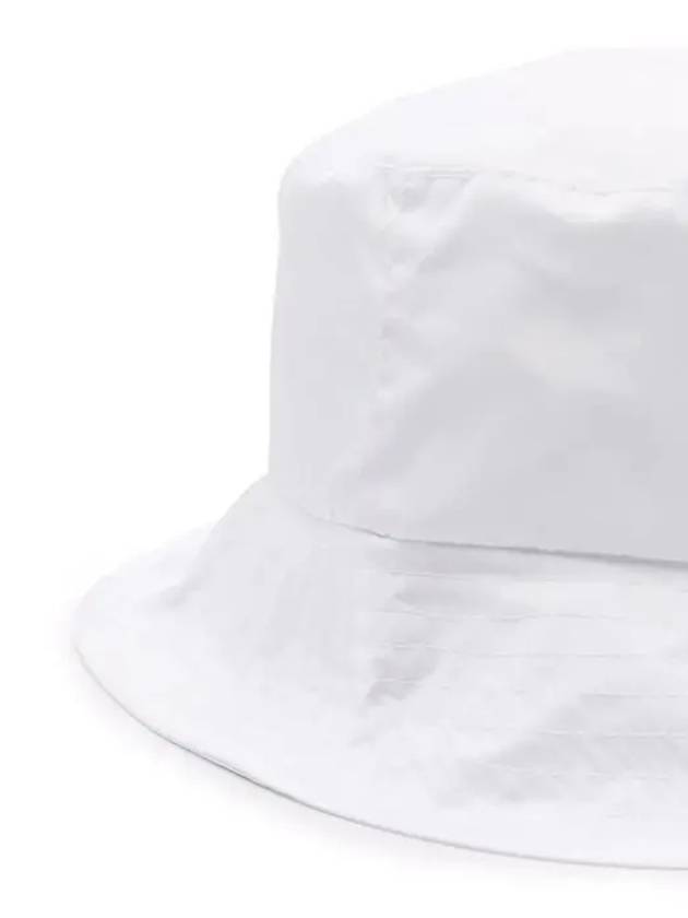 Logo Patch Nylon Bucket Hat Off-White - MONCLER - BALAAN.