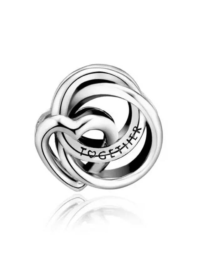 Family Always Encircled Heart Charm Silver - PANDORA - BALAAN 3