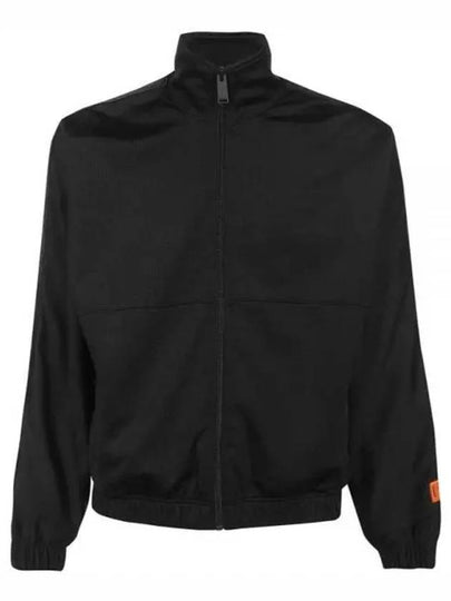 High Neck Logo Patch Track Jacket Black - HERON PRESTON - BALAAN 2