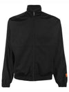 High Neck Logo Patch Track Jacket Black - HERON PRESTON - BALAAN 1