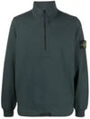 Edition Half Zip-up Sweatshirt Dark Green - STONE ISLAND - BALAAN 4