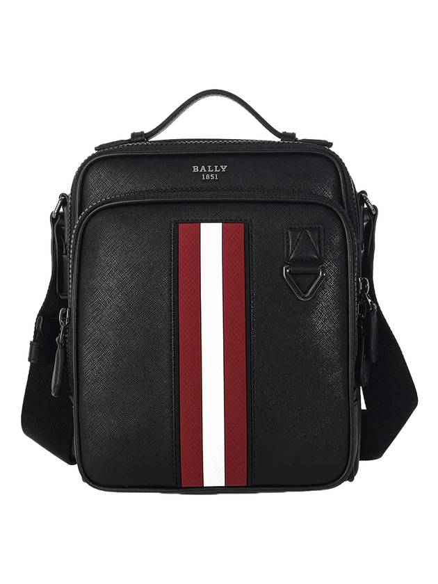 Mackao Logo Messenger Cross Bag Black - BALLY - BALAAN 1