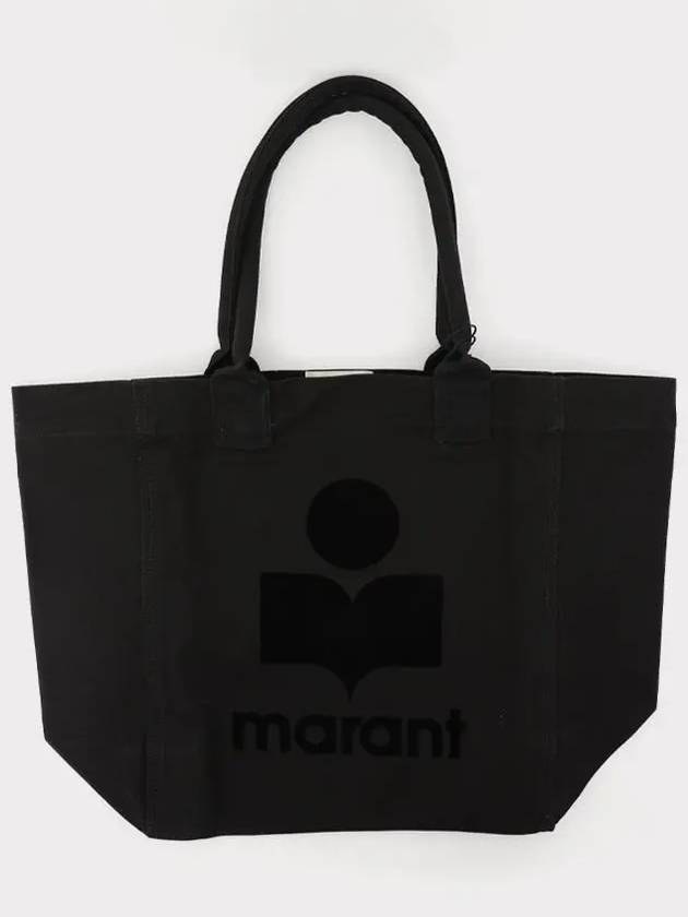 Yenky Logo Tote Bag Black - ISABEL MARANT - BALAAN 3