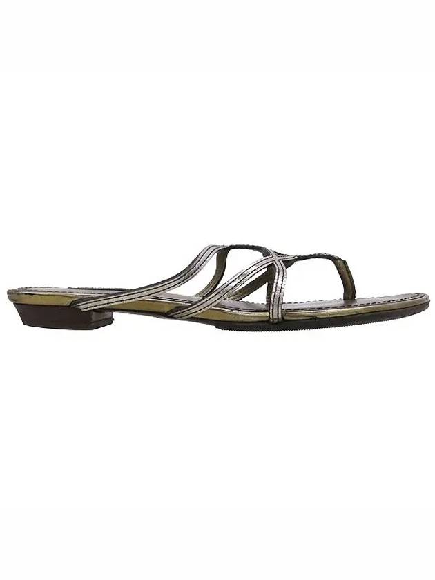 Smith Market Metallic Sandals Women s Shoes - LOUIS VUITTON - BALAAN 3