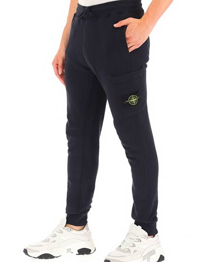 Men's Wappen Patch Training Jogger Pants Navy - STONE ISLAND - BALAAN 2