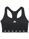 Medium Support Techfit Power React Sports Bra Black - ADIDAS - BALAAN 1