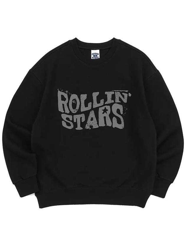 Rolling Star Sweatshirt Black - POLYGRAM - BALAAN 2