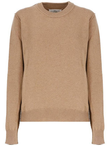 Eco Cashmere Knit Top Beige - MAISON MARGIELA - BALAAN 1