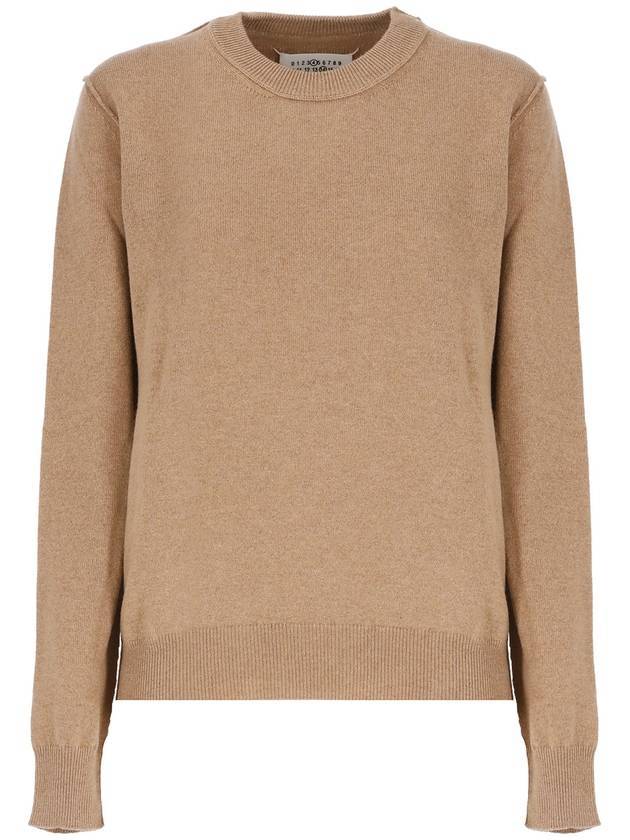 Eco Cashmere Knit Top Beige - MAISON MARGIELA - BALAAN 1