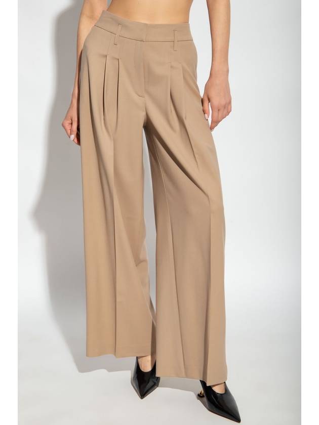 HERSKIND Pleat-front Trousers, Women's, Beige - BIRGITTE HERSKIND - BALAAN 3