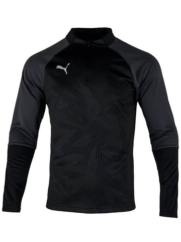 Cup Training 1/4 Zip Long Sleeve T-Shirt Black - PUMA - BALAAN 1