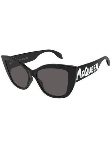 Eyewear Logo Sunglasses Black - ALEXANDER MCQUEEN - BALAAN 1