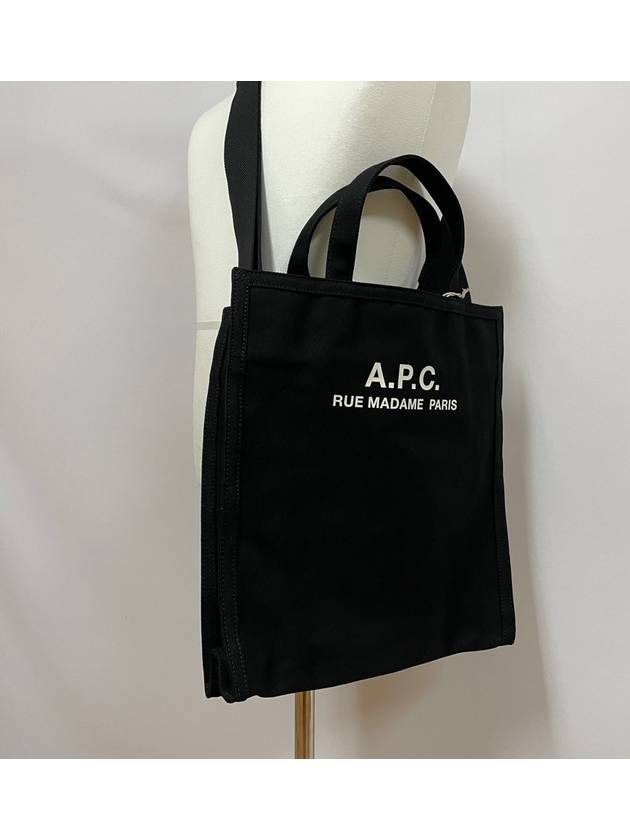 Recovery Logo Printing Cotton Tote Bag Black - A.P.C. - BALAAN 3