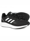 Women's Run Falcon 2.0 Running Low Top Sneakers Black - ADIDAS - BALAAN 3