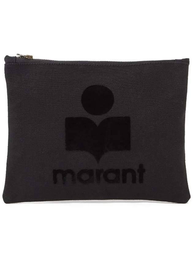 Nettia Mini Clutch Bag Black - ISABEL MARANT - BALAAN 3