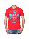 Men's Vintage Safari Short Sleeve T-Shirt Red - DSQUARED2 - BALAAN 1