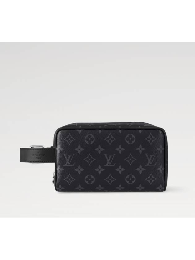 Trousse Toilette Locker Dopp Kit Monogram Eclipse Pouch Bag Black - LOUIS VUITTON - BALAAN 2