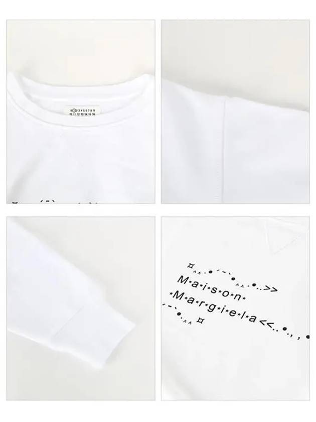 Font Generator Logo Sweatshirt White - MAISON MARGIELA - BALAAN 3