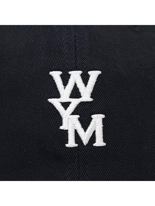 Logo Cotton Ball Cap Black - WOOYOUNGMI - BALAAN 5