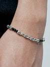 Black Antique Silver Beads Bracelet - KND - BALAAN 5