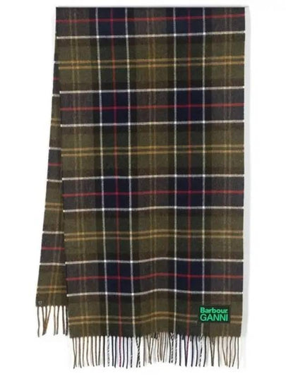 Tartan Check Wool Muffler - BARBOUR - BALAAN 2