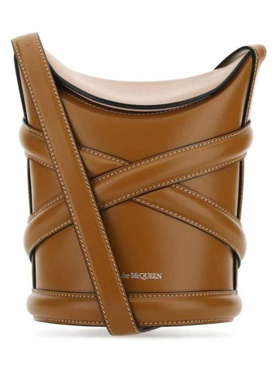 The Curve Small Bucket Bag Tan - ALEXANDER MCQUEEN - BALAAN 2