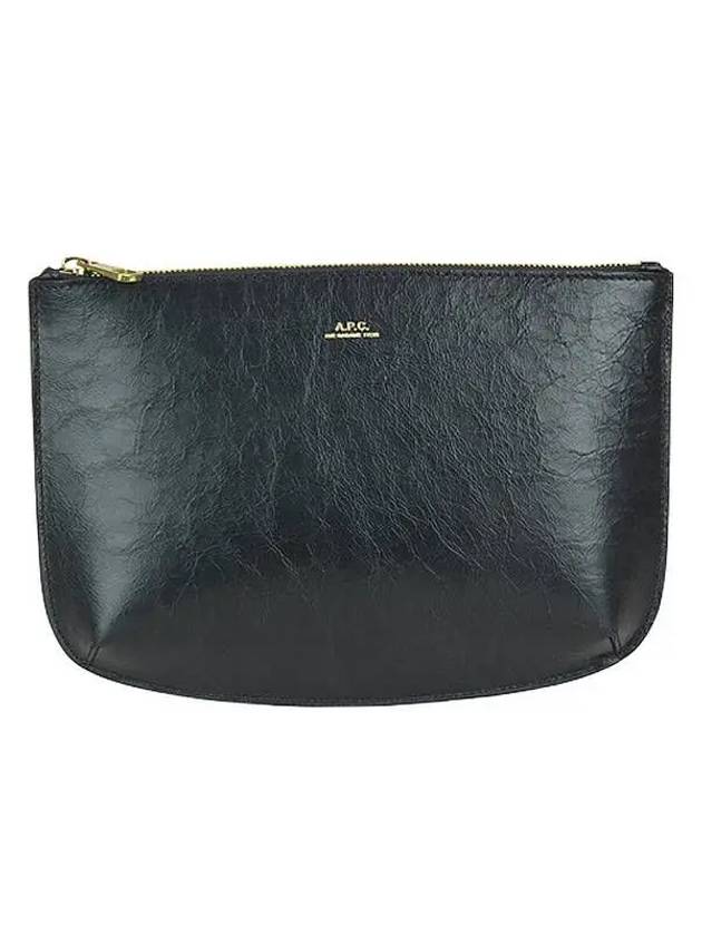 Sara Zipper Pouch Bag Black - A.P.C. - BALAAN 2