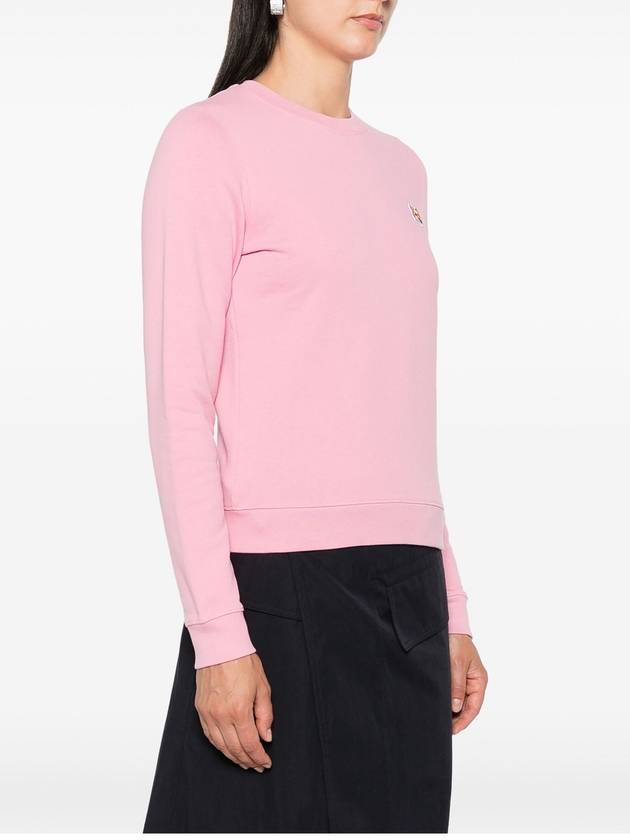 Fox Head Patch Regular Sweatshirt Pink - MAISON KITSUNE - BALAAN 4