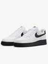 Air Force 1 Low Top Sneakers White Black Midsole - NIKE - BALAAN 6