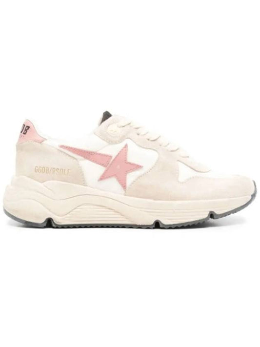 Running Sole Suede Low Top Sneakers Cream - GOLDEN GOOSE - BALAAN 2