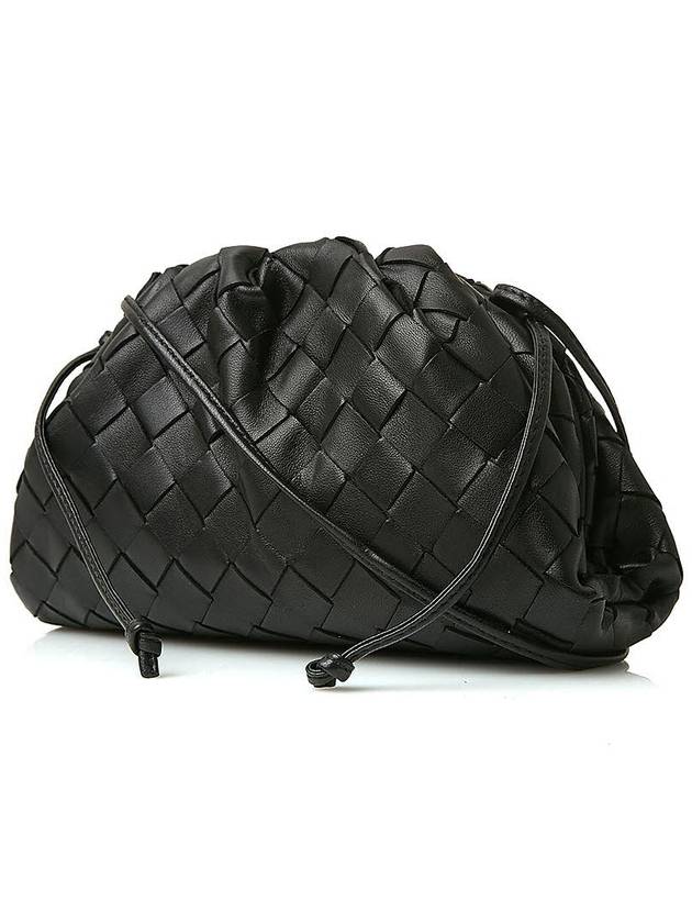 Intrecciato Mini Pouch Bag Black - BOTTEGA VENETA - BALAAN 3