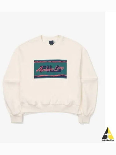 Archive Semi Crop Sweatshirt FE2POF6101FCRM - FILA - BALAAN 1