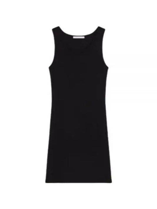 Midi Dress O01HW609 001 BLACK - HELMUT LANG - BALAAN 2