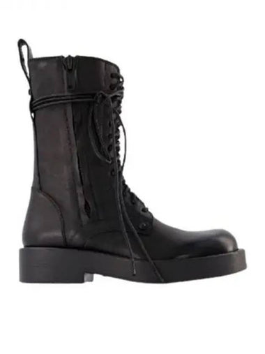 MAXIM leather lace up boots - ANN DEMEULEMEESTER - BALAAN 1