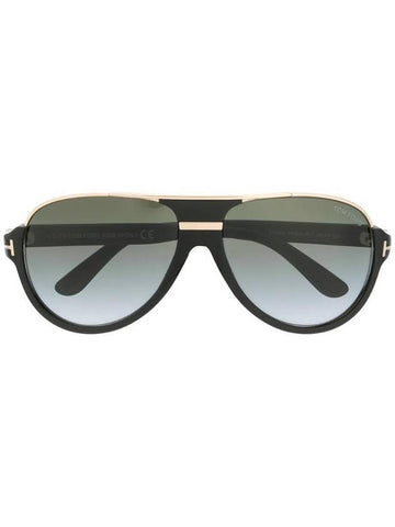 Eyewear Dimitri Pilot Frame Sunglasses FT033401P - TOM FORD - BALAAN 1