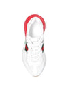 Web Rhyton Oversole Low Top Sneakers White - GUCCI - BALAAN 7