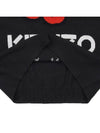 Boke Flower Merino Wool Knit Top Black - KENZO - BALAAN 9