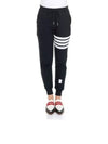 Women's Engineer 4 Bar Cotton Loopback Knit Track Pants Navy - THOM BROWNE - BALAAN 2