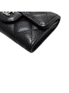 A80799 Classic Caviar Black Silver Snap Card Holder Business - CHANEL - BALAAN 5