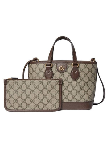 Ophidia Mini Tote Bag Brown - GUCCI - BALAAN 1