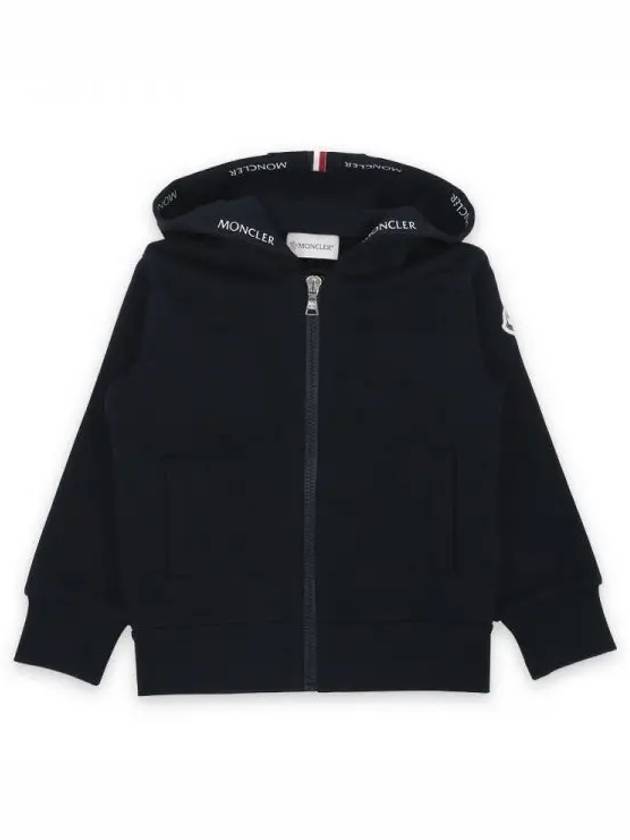 Kids Logo Training Hooded Zip Up Jacket Navy 8G00003 899PS 778 1064745 - MONCLER - BALAAN 1