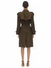 Women's Westminster Heritage Double Trench Coat Military Green - BURBERRY - BALAAN 5