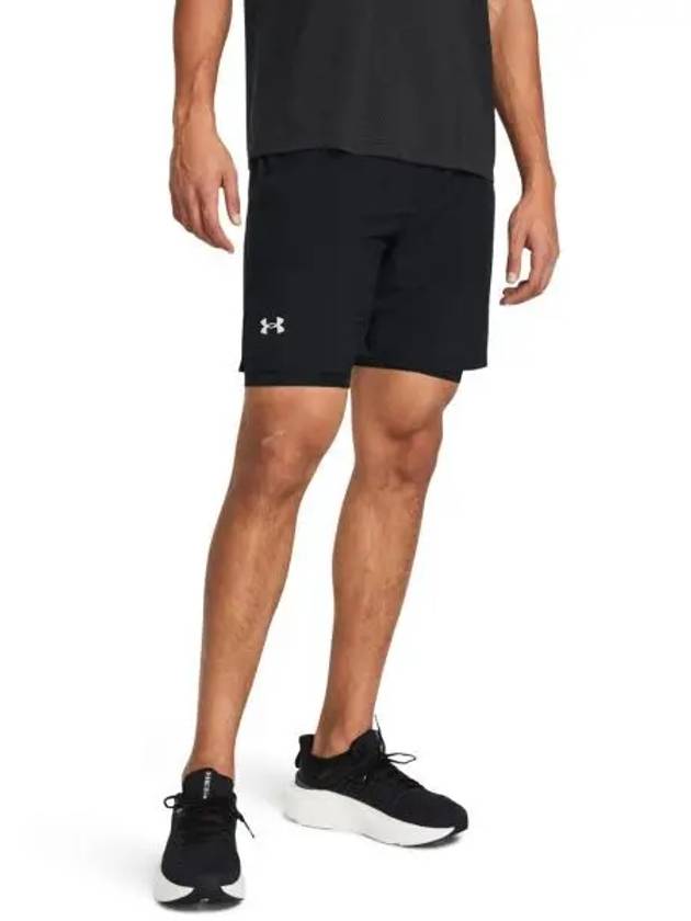 UA Launch 7 Inch 2 In 1 Shorts Black - UNDER ARMOUR - BALAAN 2