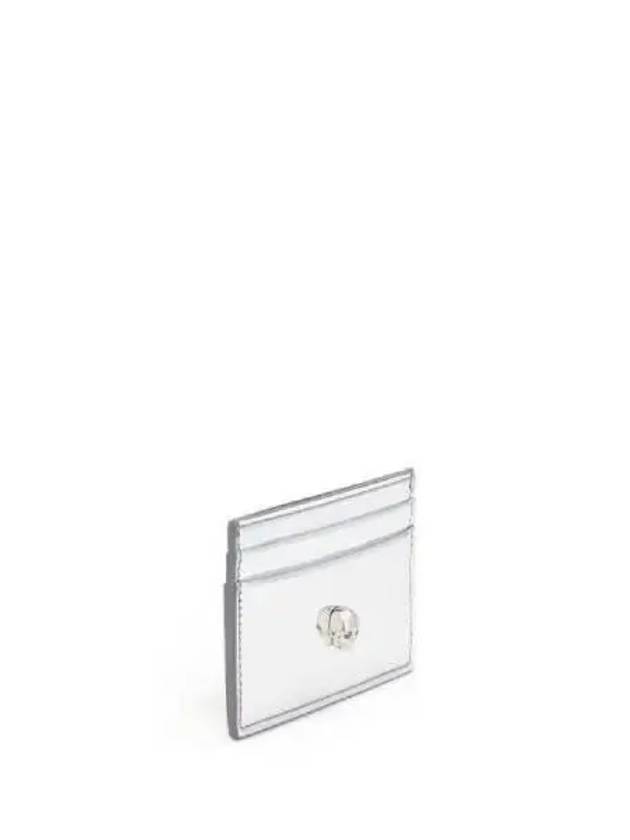 Logo Metallic Card Holder Silver - ALEXANDER MCQUEEN - BALAAN 4